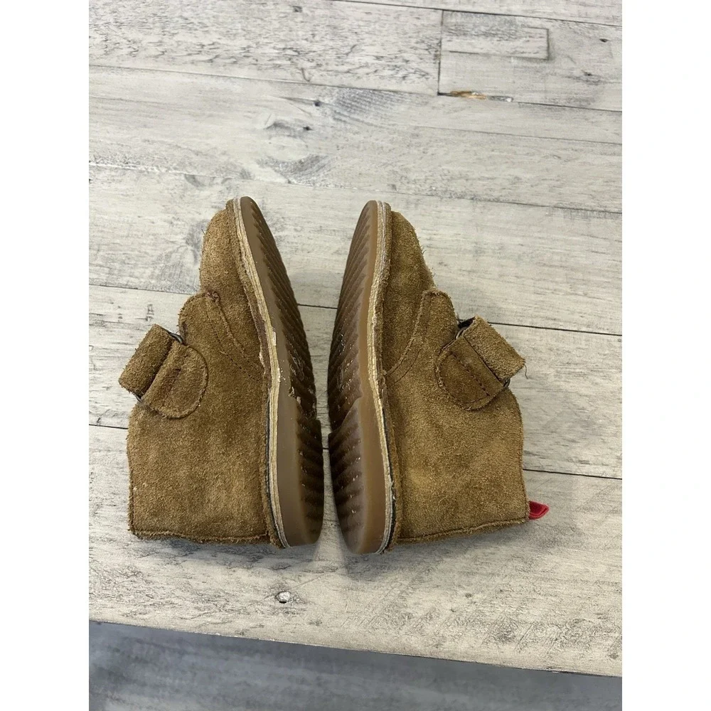Mini Boden Boys Brown Suede‎ Chukka Boots -Baby Boy Size 23 (US 7)